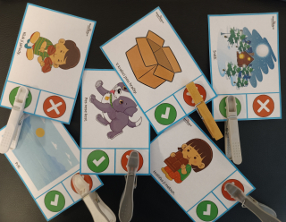 Poslouchej, pozoruj a kolíčkuj! (1.díl) (40 karet)